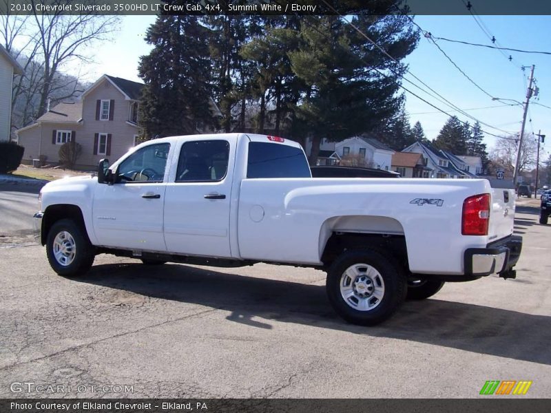 Summit White / Ebony 2010 Chevrolet Silverado 3500HD LT Crew Cab 4x4