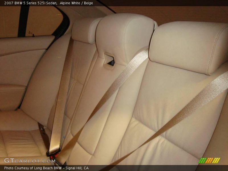 Alpine White / Beige 2007 BMW 5 Series 525i Sedan