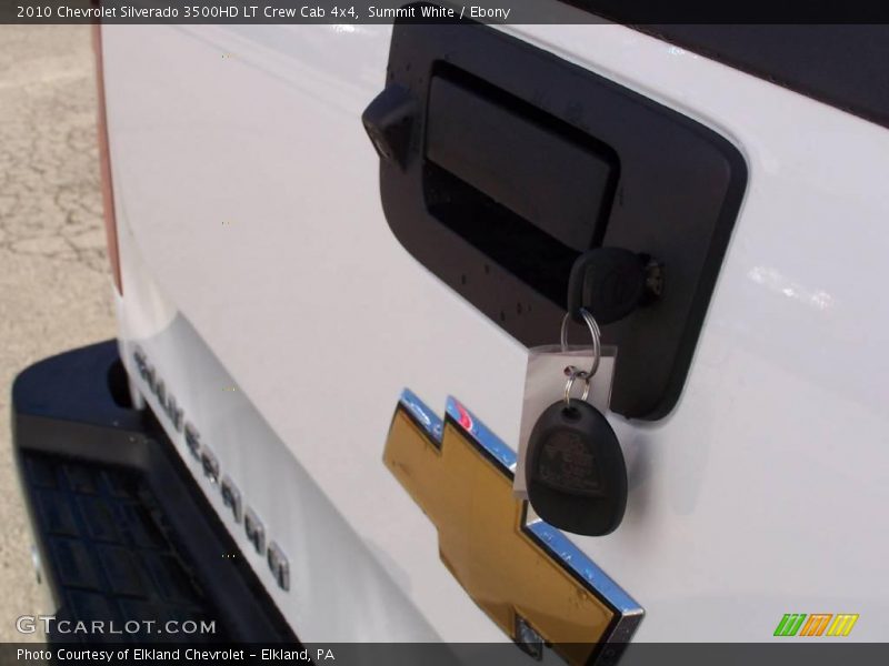 Summit White / Ebony 2010 Chevrolet Silverado 3500HD LT Crew Cab 4x4