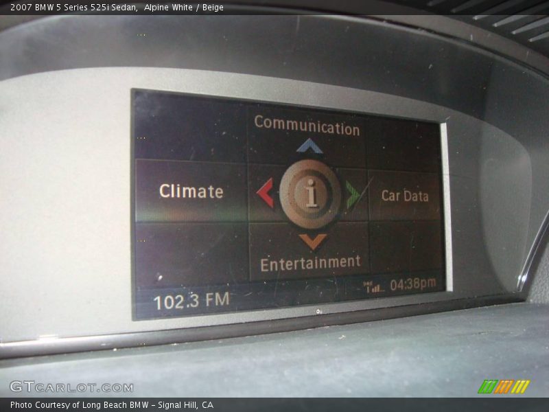 Alpine White / Beige 2007 BMW 5 Series 525i Sedan