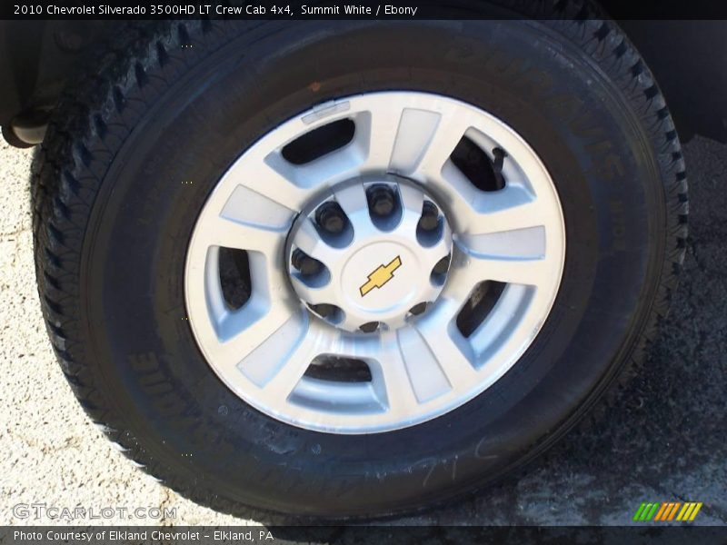 Summit White / Ebony 2010 Chevrolet Silverado 3500HD LT Crew Cab 4x4