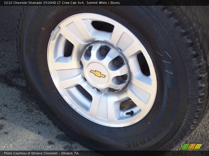 Summit White / Ebony 2010 Chevrolet Silverado 3500HD LT Crew Cab 4x4