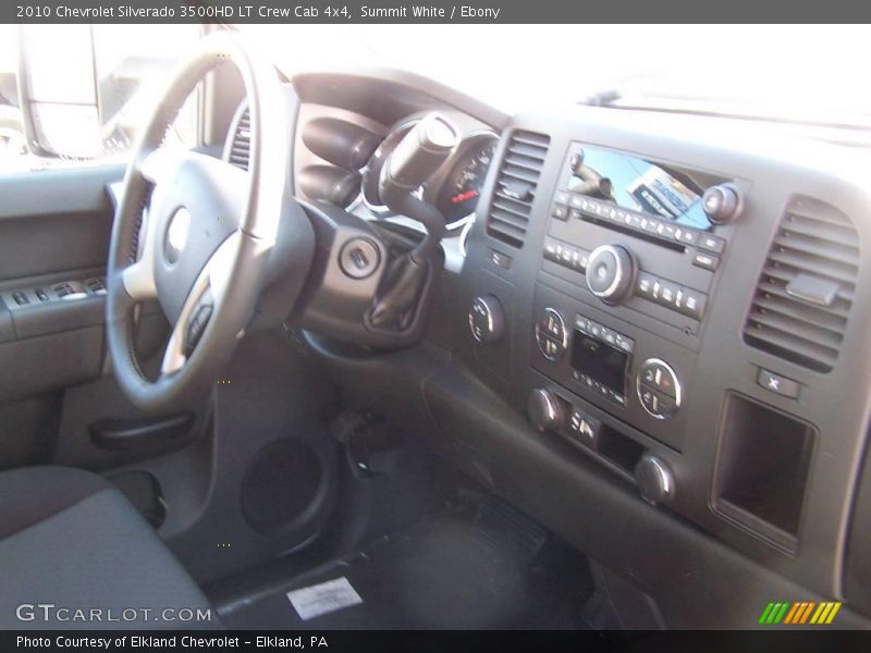 Summit White / Ebony 2010 Chevrolet Silverado 3500HD LT Crew Cab 4x4