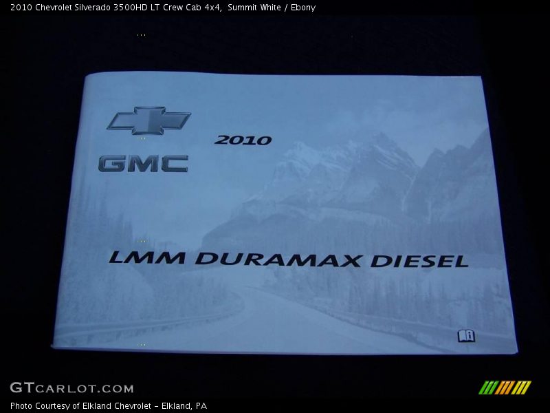 Summit White / Ebony 2010 Chevrolet Silverado 3500HD LT Crew Cab 4x4