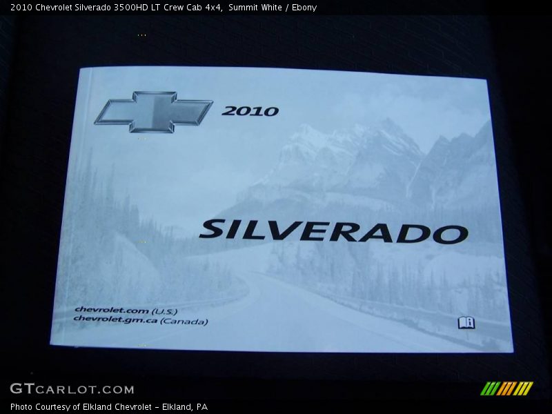 Summit White / Ebony 2010 Chevrolet Silverado 3500HD LT Crew Cab 4x4