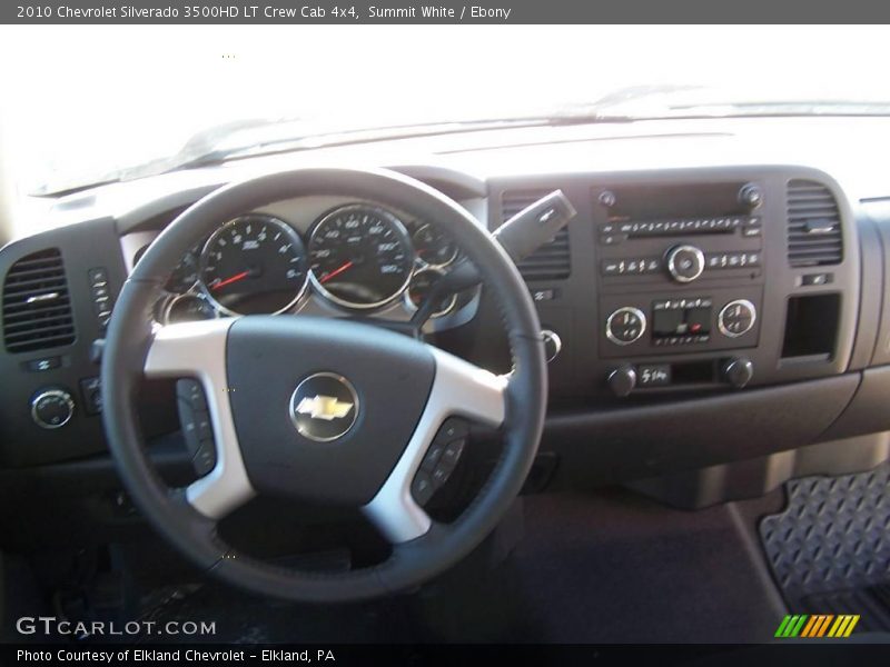 Summit White / Ebony 2010 Chevrolet Silverado 3500HD LT Crew Cab 4x4