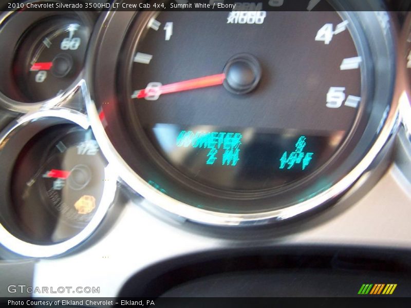 Summit White / Ebony 2010 Chevrolet Silverado 3500HD LT Crew Cab 4x4
