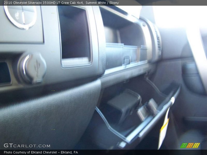 Summit White / Ebony 2010 Chevrolet Silverado 3500HD LT Crew Cab 4x4