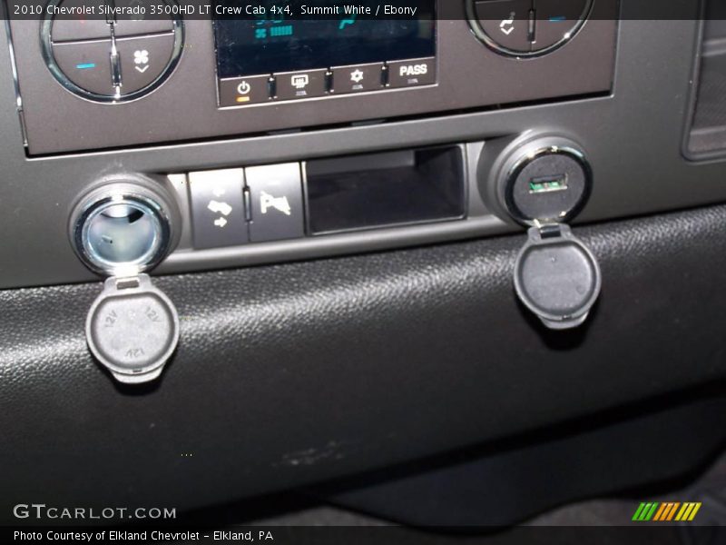 Summit White / Ebony 2010 Chevrolet Silverado 3500HD LT Crew Cab 4x4