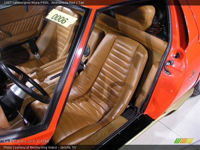 Andromeda Red / Tan 1967 Lamborghini Miura P400
