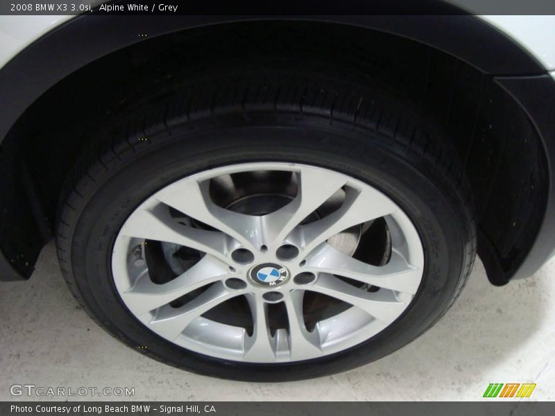 Alpine White / Grey 2008 BMW X3 3.0si