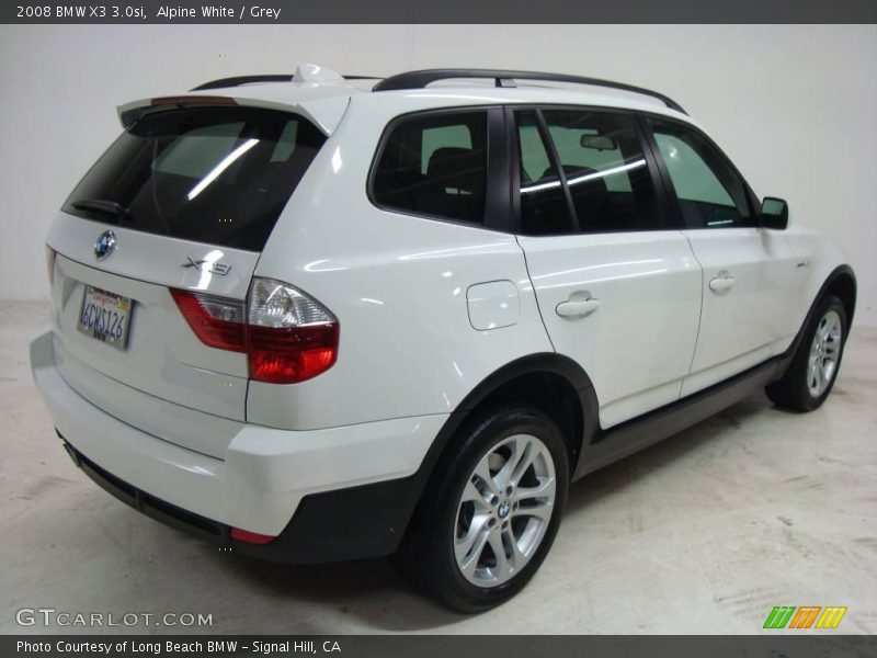 Alpine White / Grey 2008 BMW X3 3.0si