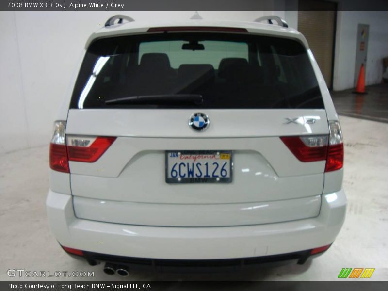 Alpine White / Grey 2008 BMW X3 3.0si