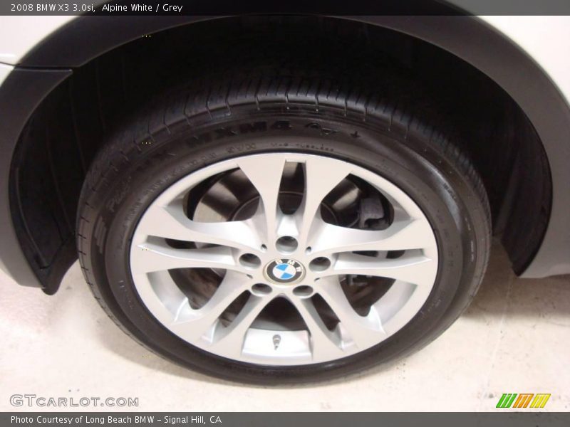 Alpine White / Grey 2008 BMW X3 3.0si