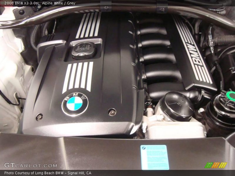 Alpine White / Grey 2008 BMW X3 3.0si