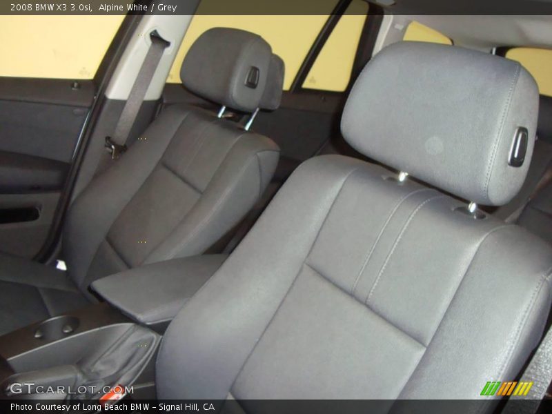 Alpine White / Grey 2008 BMW X3 3.0si