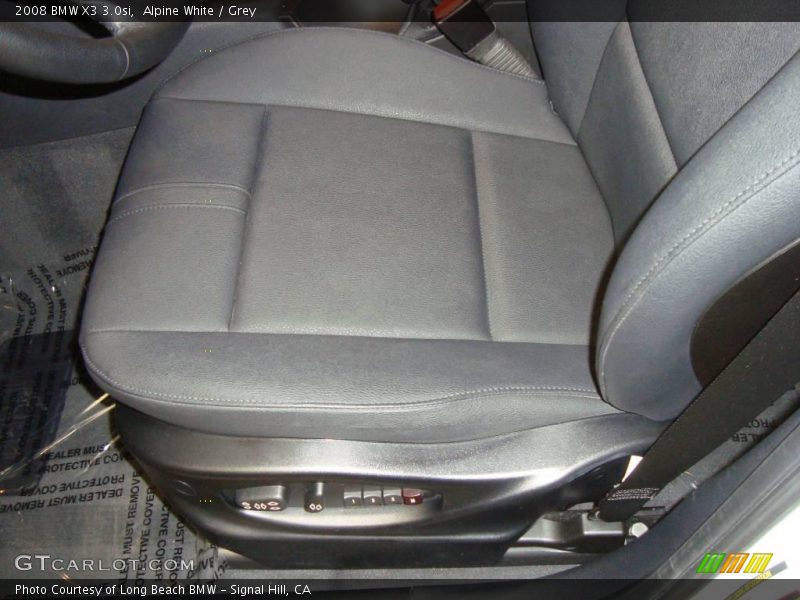 Alpine White / Grey 2008 BMW X3 3.0si