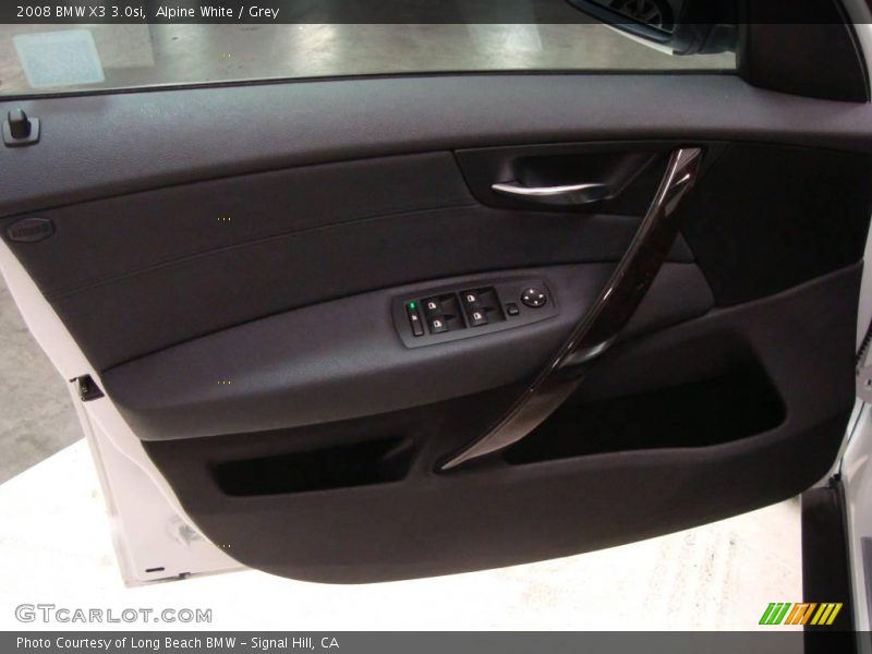 Alpine White / Grey 2008 BMW X3 3.0si