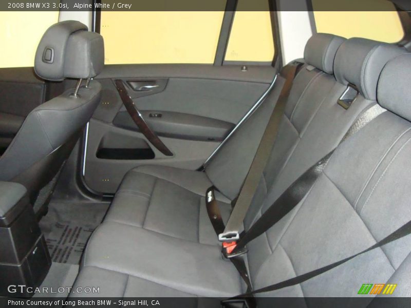 Alpine White / Grey 2008 BMW X3 3.0si