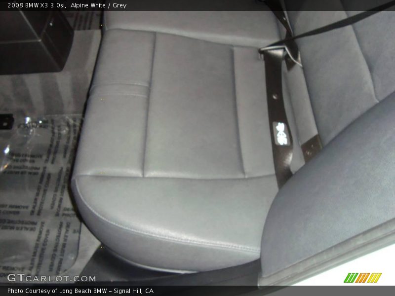 Alpine White / Grey 2008 BMW X3 3.0si