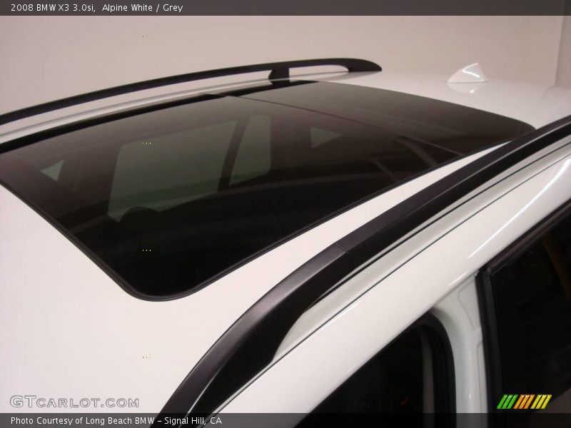 Alpine White / Grey 2008 BMW X3 3.0si