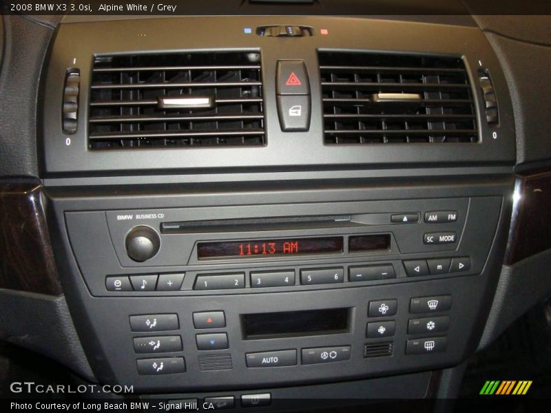 Alpine White / Grey 2008 BMW X3 3.0si