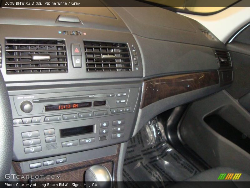 Alpine White / Grey 2008 BMW X3 3.0si