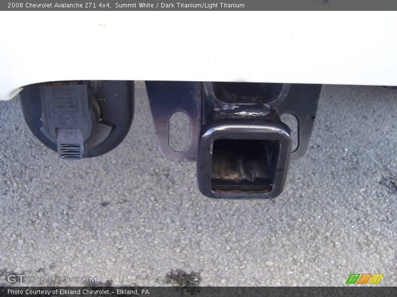 Summit White / Dark Titanium/Light Titanium 2008 Chevrolet Avalanche Z71 4x4