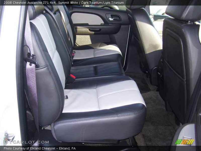 Summit White / Dark Titanium/Light Titanium 2008 Chevrolet Avalanche Z71 4x4
