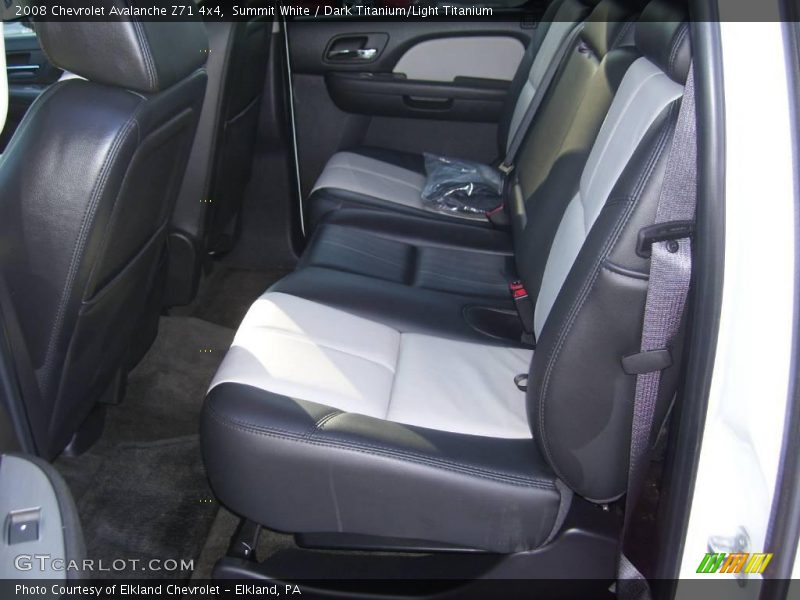Summit White / Dark Titanium/Light Titanium 2008 Chevrolet Avalanche Z71 4x4