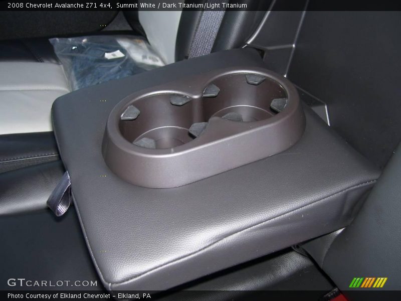 Summit White / Dark Titanium/Light Titanium 2008 Chevrolet Avalanche Z71 4x4