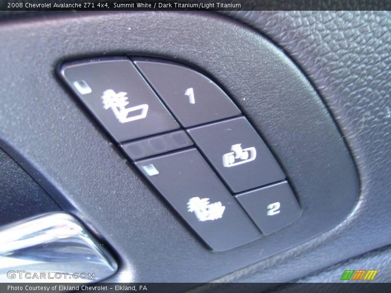 Summit White / Dark Titanium/Light Titanium 2008 Chevrolet Avalanche Z71 4x4