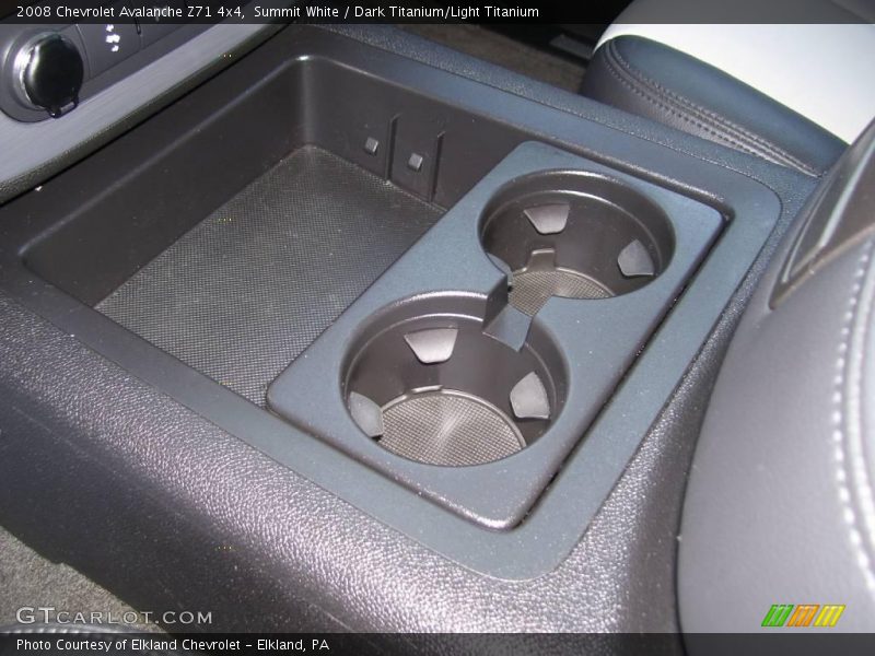 Summit White / Dark Titanium/Light Titanium 2008 Chevrolet Avalanche Z71 4x4