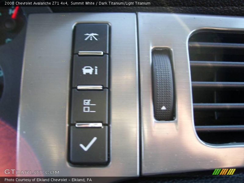 Summit White / Dark Titanium/Light Titanium 2008 Chevrolet Avalanche Z71 4x4