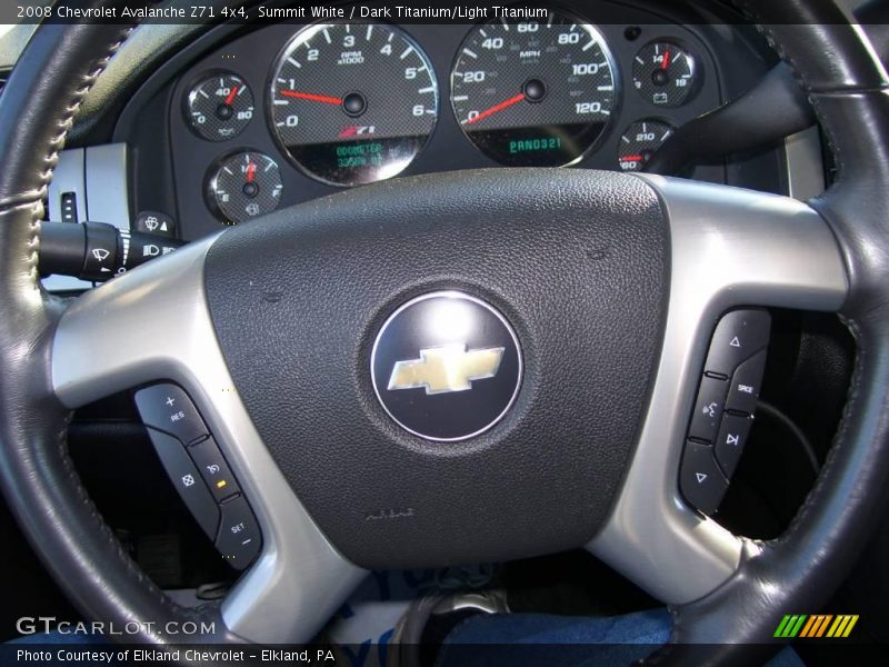 Summit White / Dark Titanium/Light Titanium 2008 Chevrolet Avalanche Z71 4x4