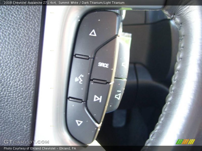 Summit White / Dark Titanium/Light Titanium 2008 Chevrolet Avalanche Z71 4x4