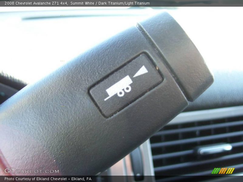 Summit White / Dark Titanium/Light Titanium 2008 Chevrolet Avalanche Z71 4x4