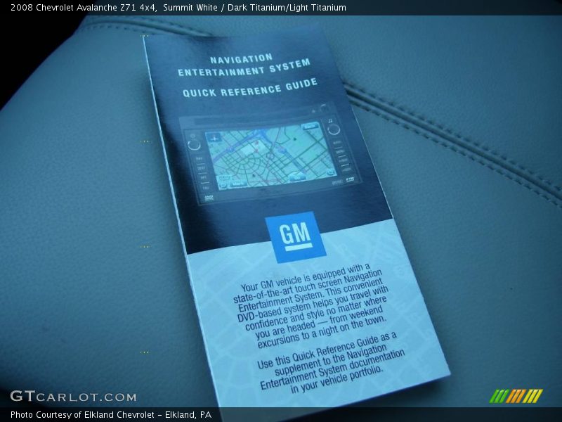 Summit White / Dark Titanium/Light Titanium 2008 Chevrolet Avalanche Z71 4x4