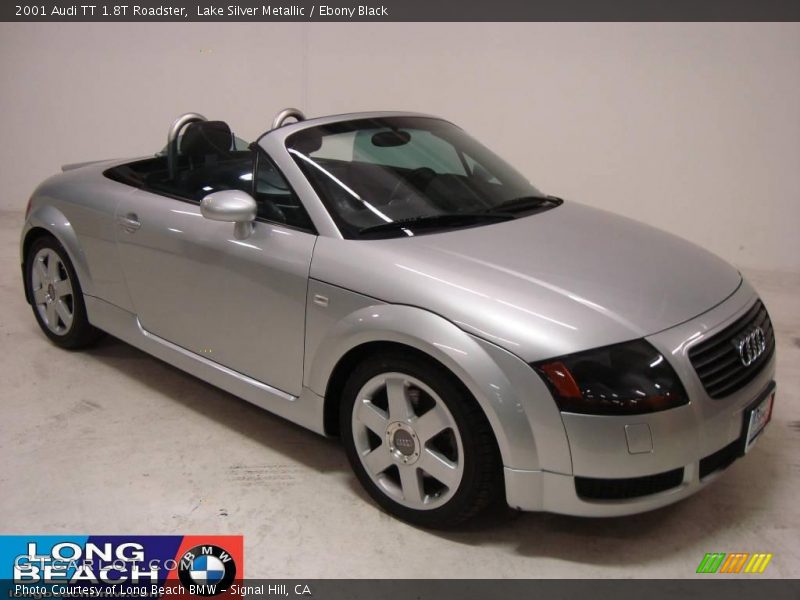 Lake Silver Metallic / Ebony Black 2001 Audi TT 1.8T Roadster