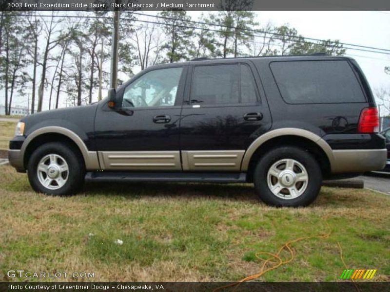 Black Clearcoat / Medium Parchment 2003 Ford Expedition Eddie Bauer