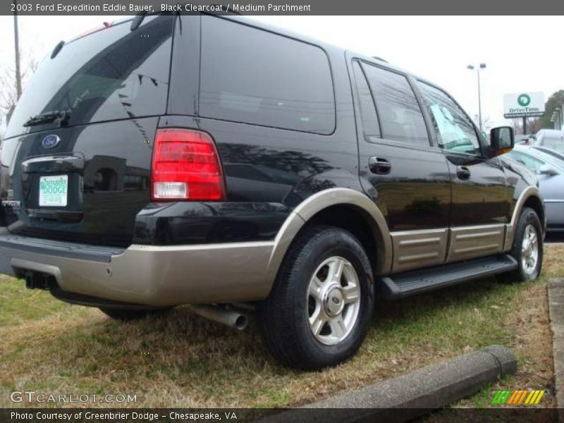 Black Clearcoat / Medium Parchment 2003 Ford Expedition Eddie Bauer