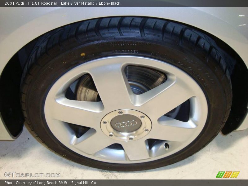 Lake Silver Metallic / Ebony Black 2001 Audi TT 1.8T Roadster