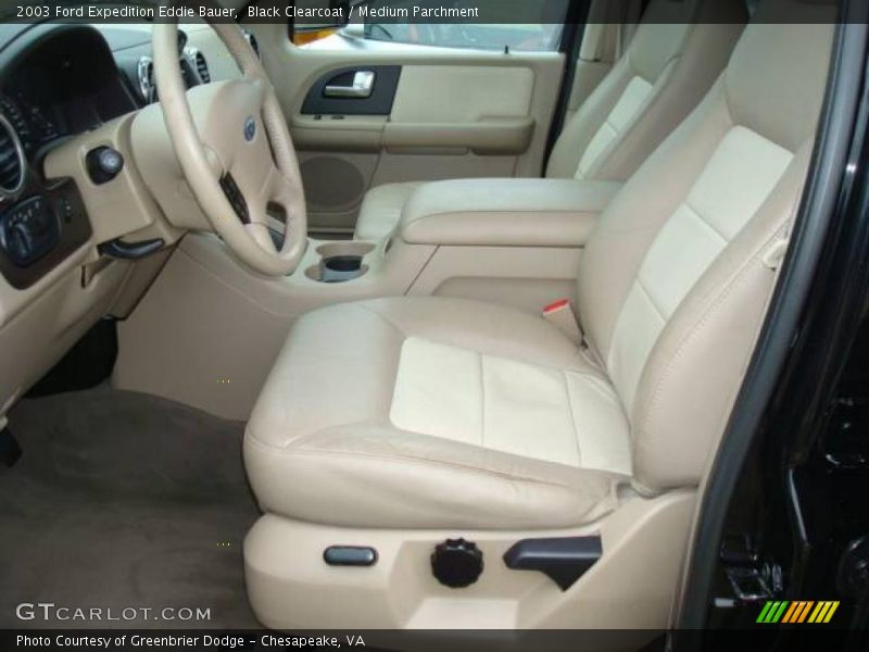 Black Clearcoat / Medium Parchment 2003 Ford Expedition Eddie Bauer
