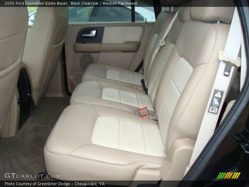 Black Clearcoat / Medium Parchment 2003 Ford Expedition Eddie Bauer