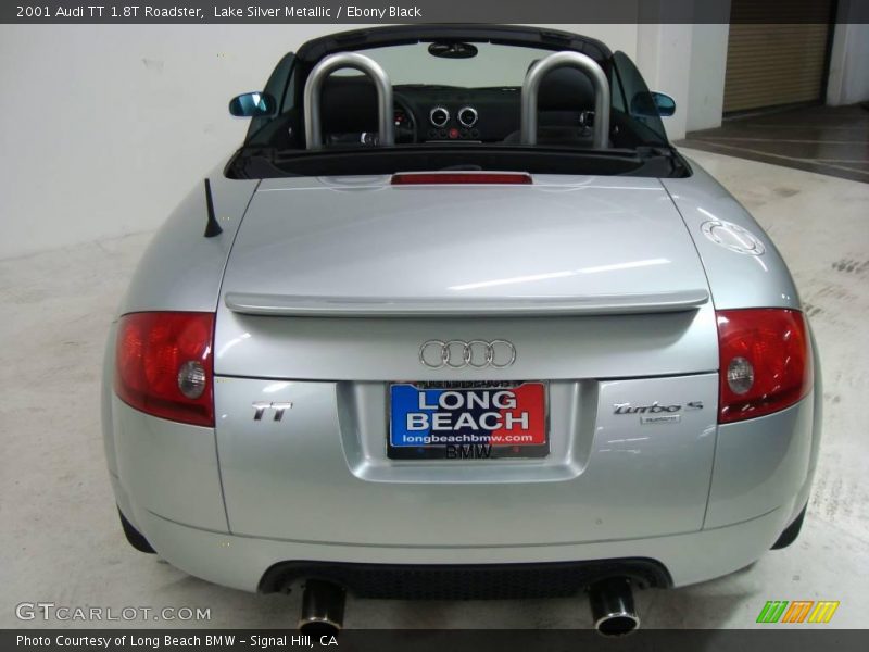 Lake Silver Metallic / Ebony Black 2001 Audi TT 1.8T Roadster