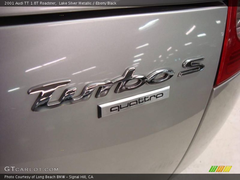 Lake Silver Metallic / Ebony Black 2001 Audi TT 1.8T Roadster