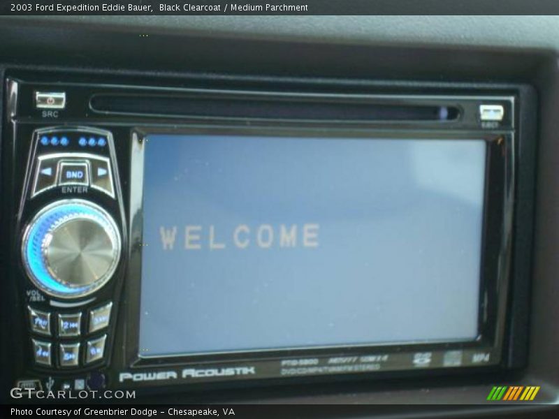 Black Clearcoat / Medium Parchment 2003 Ford Expedition Eddie Bauer