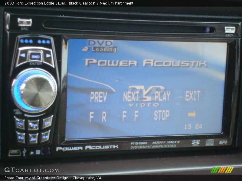 Black Clearcoat / Medium Parchment 2003 Ford Expedition Eddie Bauer