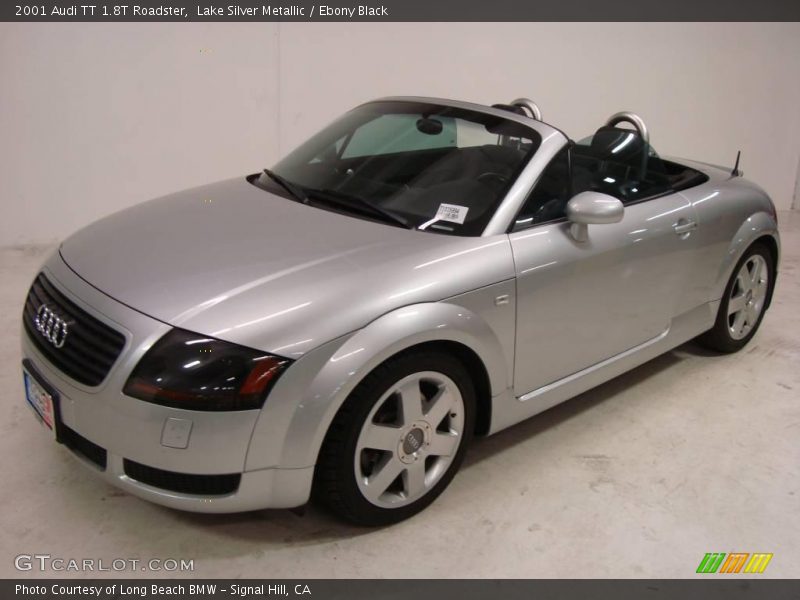 Lake Silver Metallic / Ebony Black 2001 Audi TT 1.8T Roadster