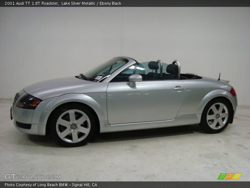 Lake Silver Metallic / Ebony Black 2001 Audi TT 1.8T Roadster